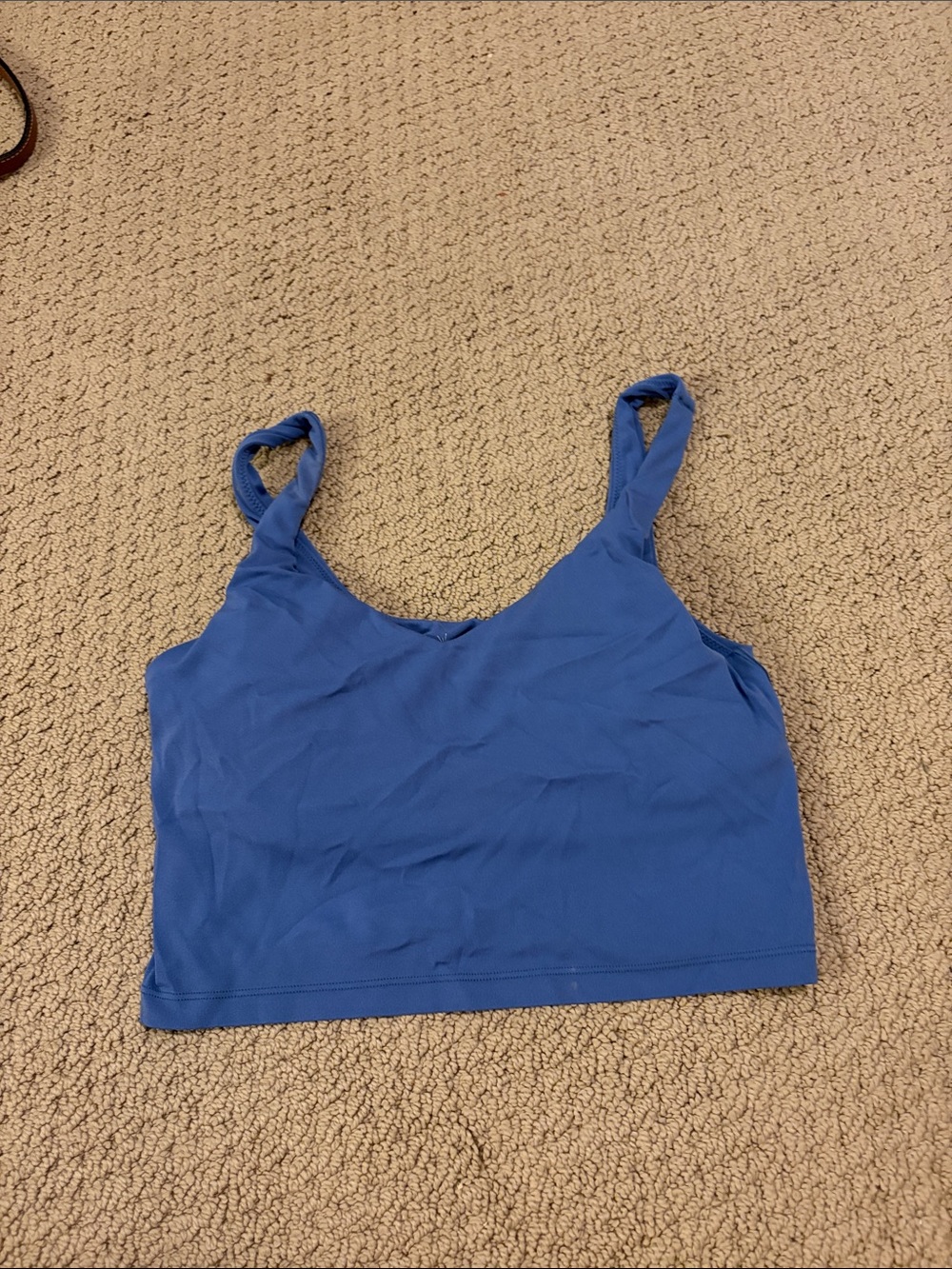 aerie cobalt blue cropped tank